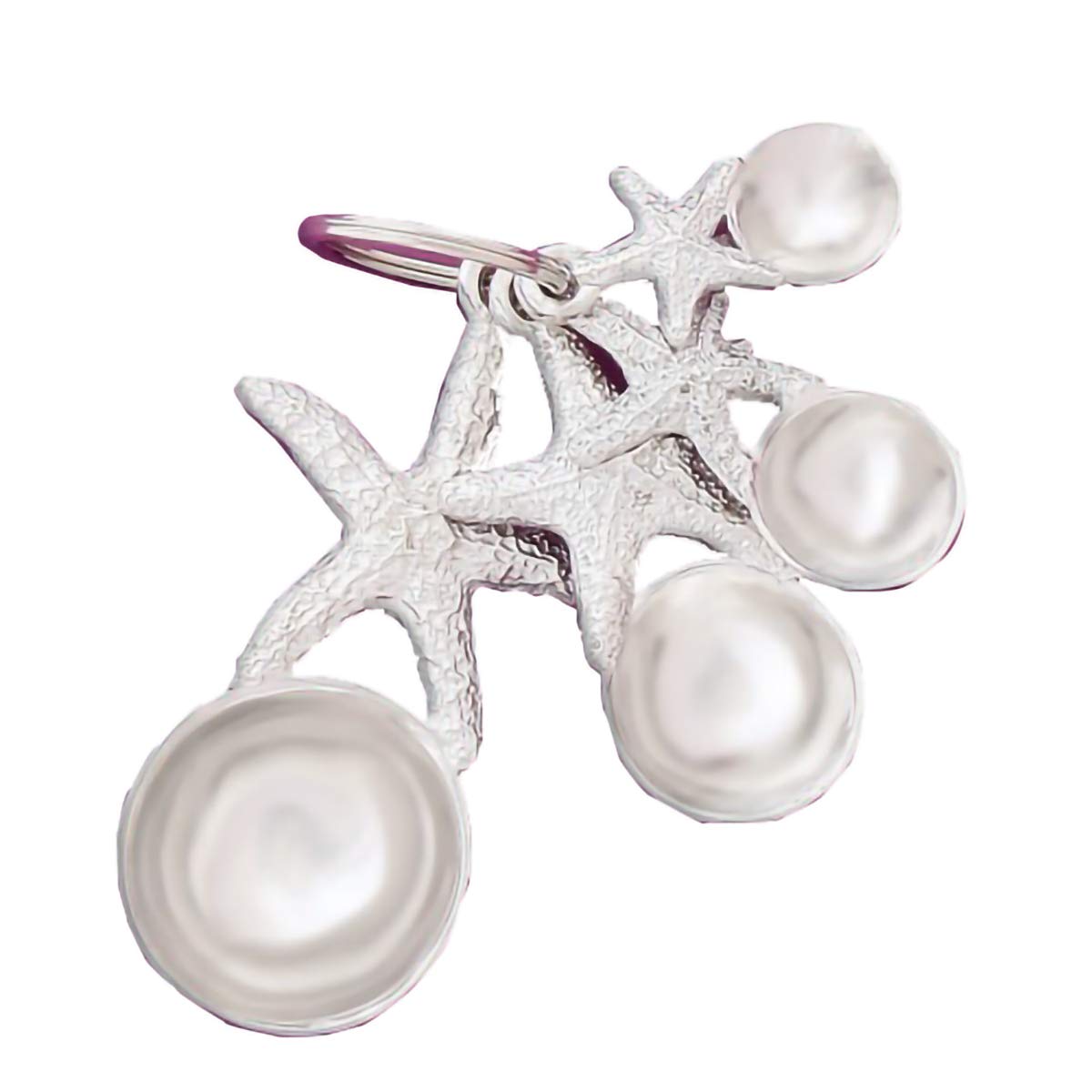 Basic Spirit Décor Measuring Spoons - Starfish - Home Decorative kit, Set of 4 for Gift Measuring Dry and Liquid Ingredients