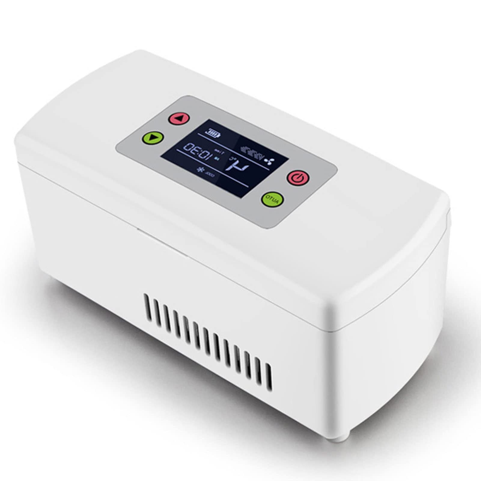 GNbow Mini refrigerador Insulina Caja refrigerada, Caja enfriadora de Insulina Portátil para Medicamentos Mini Nevera Eléctrica Inteligente, 2-18 ℃, Mini Refrigerador de Medicina