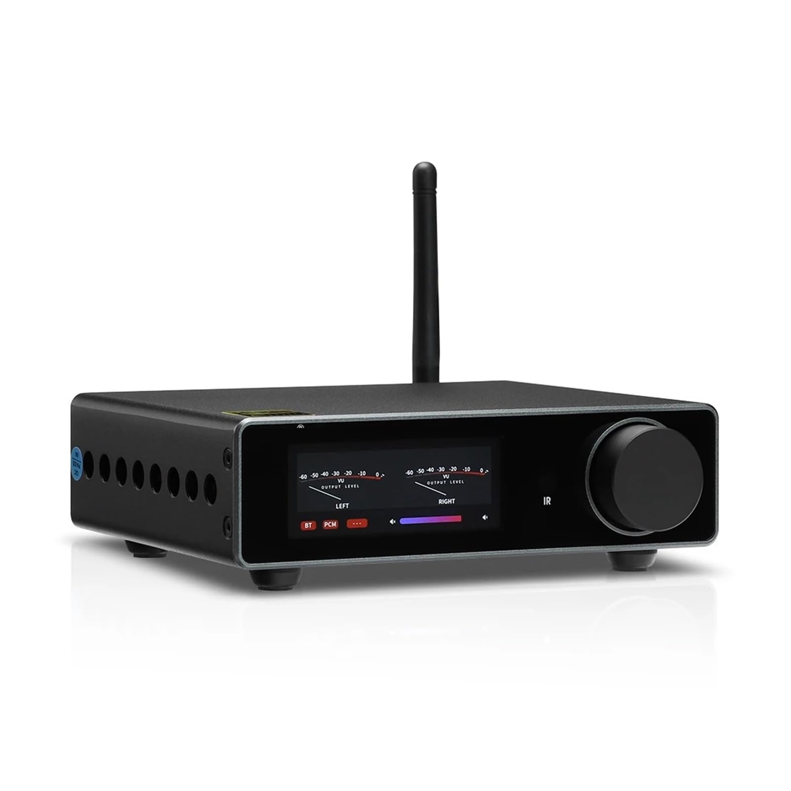 Bluetooth Stereo Power Amplifier 300Wx2 Class D 2.0 Digital Amp with RCA TRS Opt COA USB Input(A80 with 48V 5A)