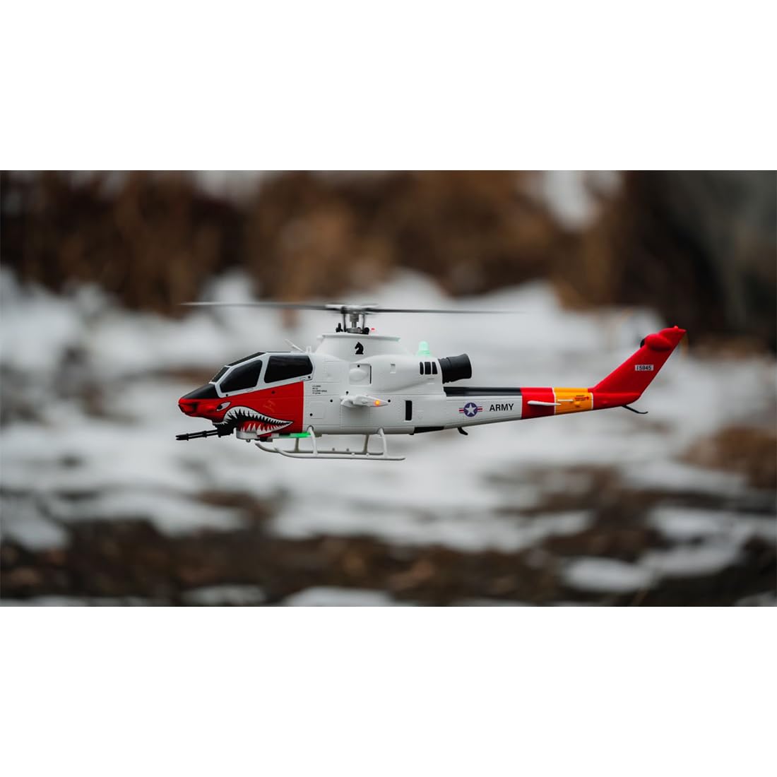RC elicottero per adulti, F112S AH-1 2.4G 9CH RC elicottero militare modello con GPS, modalità 6G, luci a LED, LiDAR e mantenimento dell'altitudine, 1/40 Flybarless doppio elicotteri