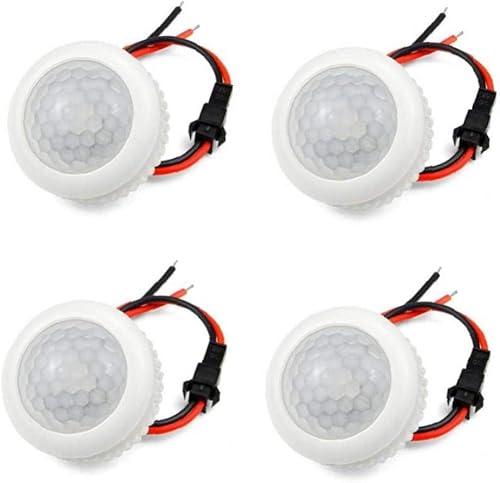 4 unids 220 v Pir Sensor de movimiento interruptor encendido/apagado Ir Sensor de movimiento infrarrojo Cuerpo humano Sensor de indcción de luz