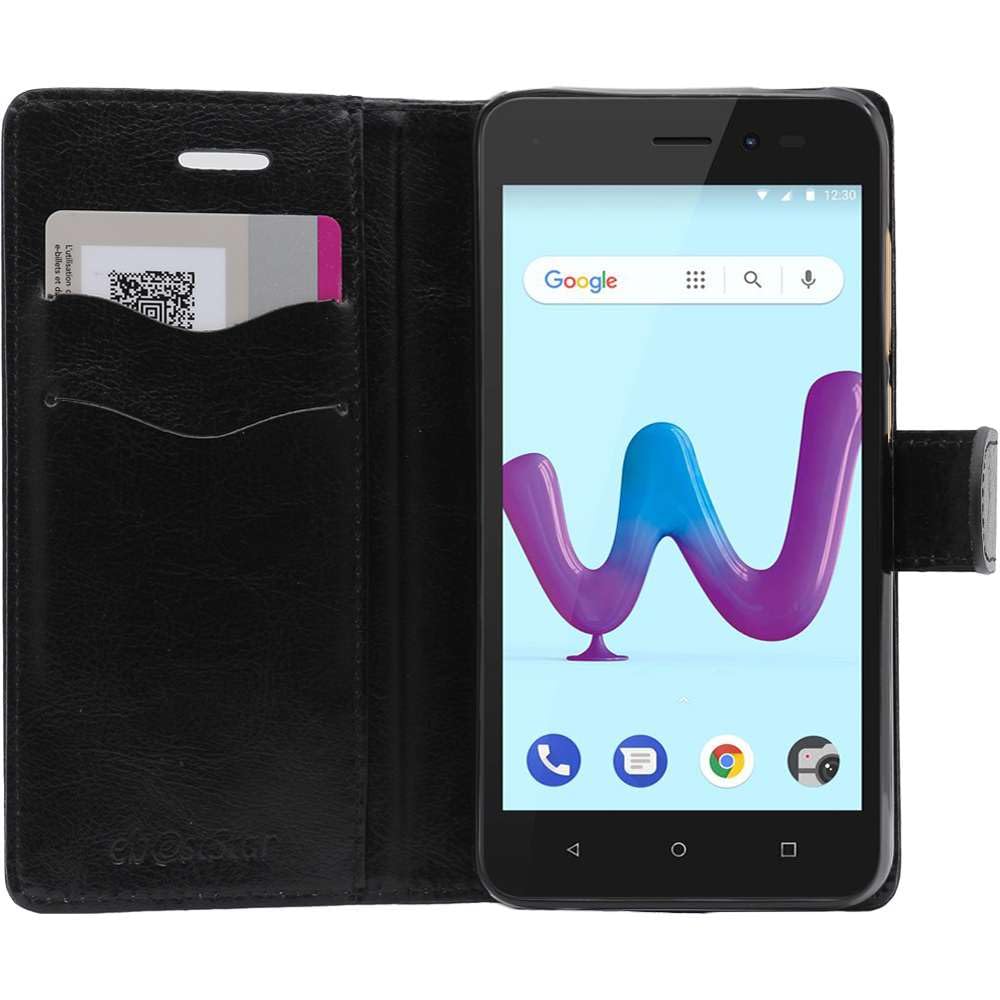 Cover Wiko Sunny3 (Sunny 3) Custodia Portafoglio Pelle PU Libro Flip