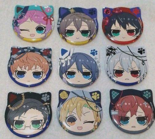 Amazon.co.jp: ヒプマイ もけみみ缶バッジ ヒプノシスマイク ネコ耳 9