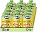 Hero Baby Mi Fruta Bolsita de Fruta con Naranja, Plátano, Pera y Galleta - Para Bebés a Partir de los 12 Meses - Pack de 18 x 100 g