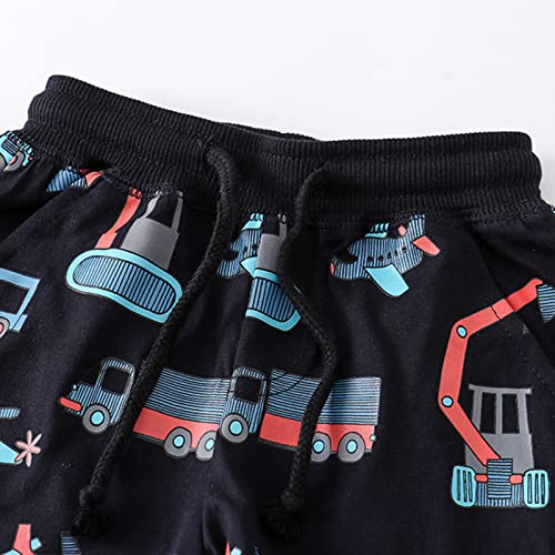 Cartoon Cars Prints Shorts for Toddler Boys Elastic Waist Pants Beach Sport Shorts Comfy Soft Casual Bottoms4