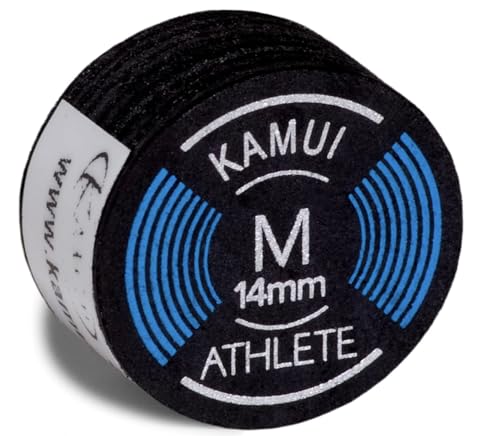 KAMUI Athlete Billard Billard Queue Tip Medium 14 mm – 1 Stück KAMUI Athlete Billard Billard Queue Tip Medium 14 mm – 1 Stück