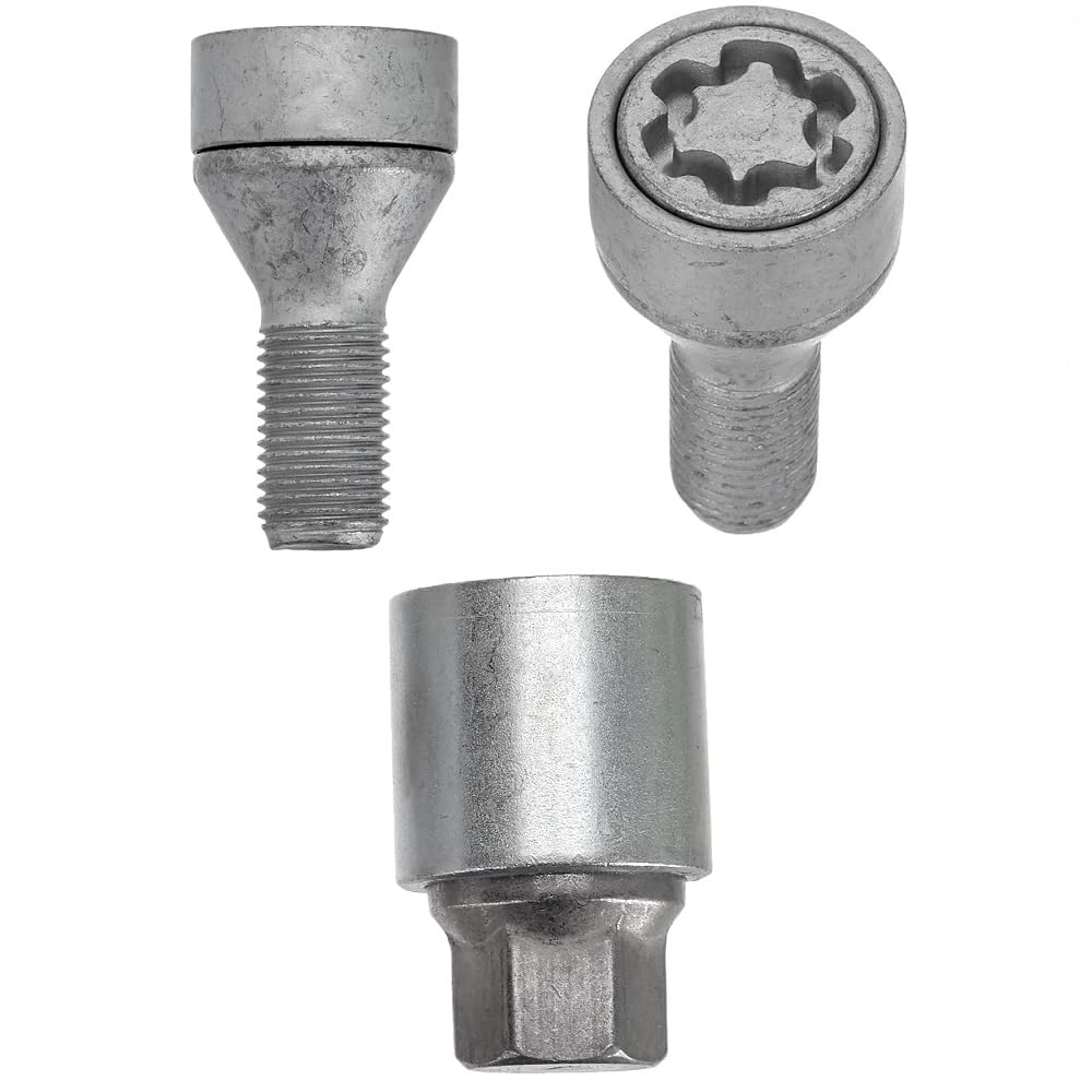 KIT DI BULLONI STARLOCK BULLONE ANTIFURTO AUTO PER RUOTE CON CERCHIO IN LEGA COMPATIBILE CON RENAULT Capture, Xmod Cross anno 04/2013 in poi BR37/E FARAD OMOLOGATO PER GOMME