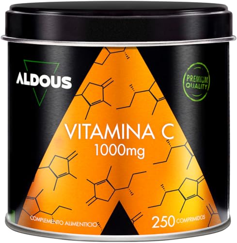 Vitamina C 1000 mg - Suministro para +8 meses - 1 tableta al día - Vitaminas para el Cansancio,...
