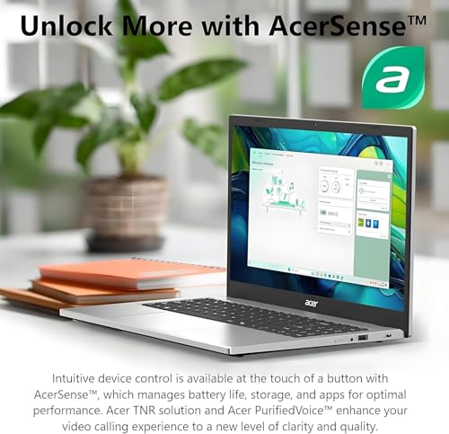 Image of Acer Aspire Go 15 Laptop | Next-Gen Intel Core 3 N355 (Beats i5-1335U, Up to 3.9GHz) | 15.6 inch FHD Display | 8GB DDR5 | 256GB Storage | Copilot Key | HDMI | Windows 11 | Microsoft Office | WOWPC USB