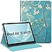 Produktbild Fintie Hülle für iPad Air 11 Zoll M3 (2025)/ M2 (2024), iPad Air 5 2022/4. Generation 2020 10,9 Zoll, Multi-Winkel Betrachtung Folio Stand Schutzhülle Case Cover mit Dokumentschlitze,Mandelblüten