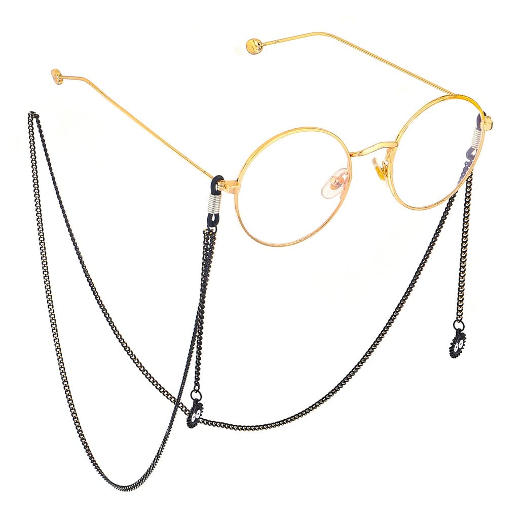 Okulary Liny Smycz Moda Czarny Wisiorek Łańcuch Okulary Z Łańcuchem Okularów