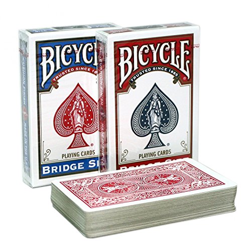 Caja de barajas BICYCLE Bridge (6 Rojo / 6 Azul)