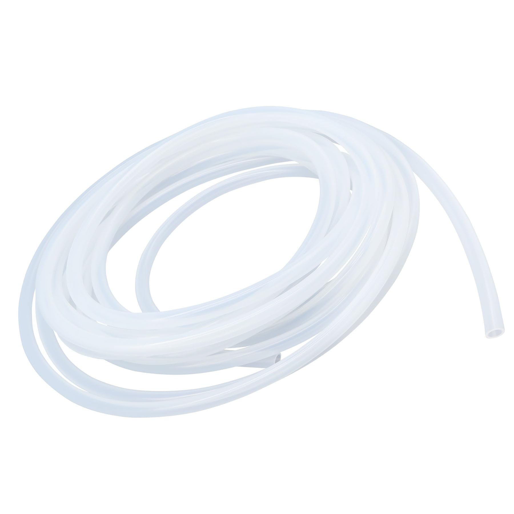 Lavmhab Transparent Clear Silicone Tube Food Grade Hoses Size 6Mm X 9Mm, Length 6M (19.6Ft), Thickness 1.5Mm, Flexible Rubber Silicone Tubing For Air Hoses Water Pipes