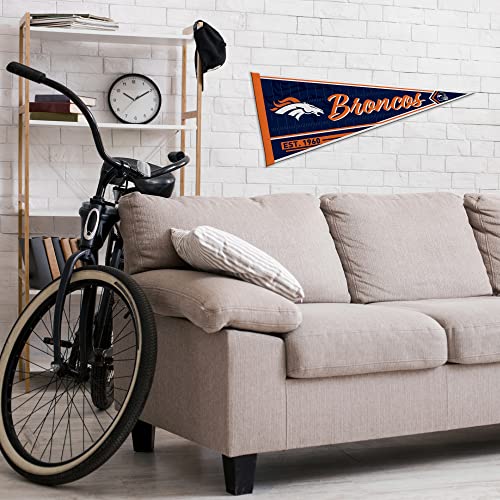 Image of Rico Industries NFL Football Classic 12 inch x 30 inch Felt Wall Decor Pennant - Great for Home /Bed Room /Man Cave Decor
