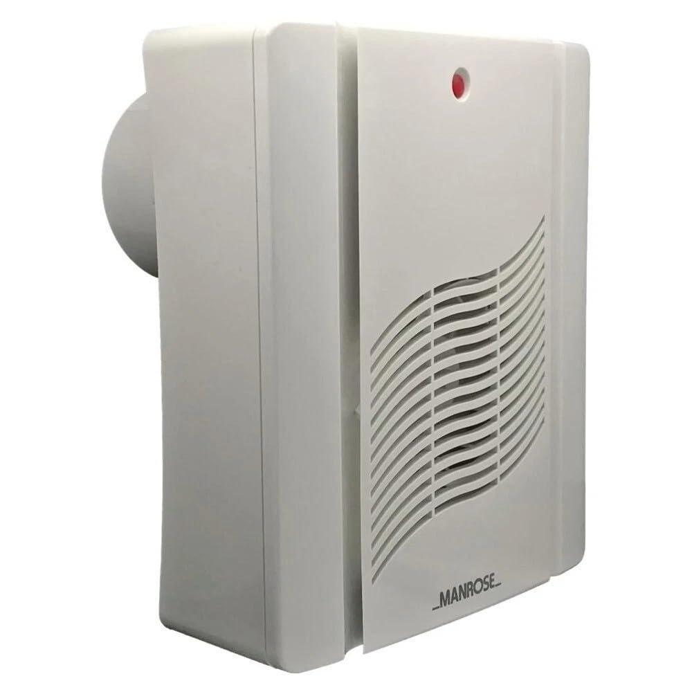 Manrose LM200T Centrifugal Extractor Fan with Timer for 100mm / 4 Inch diameter Ducting