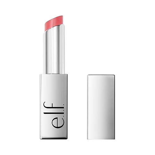 e.l.f. Glow Reviver Slipstick, Tinted Lip Oil Stick, Non-Sticky & Hydrating for a Soft-Shine Finish, Vegan & Cruelty-Free, Pink-Me Energy - Pink-Me Energy