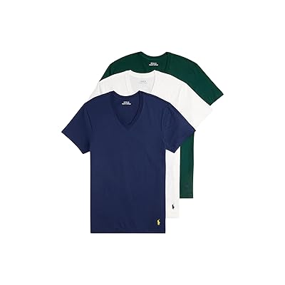 Polo Ralph Lauren Classic Fit Cotton V Neck Undershirt 3 Pack Men