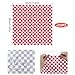300 PCS Food Basket Liners 12x12in Sandwich Wrapping Paper Classic Red and White Suitable for Wrapping Bread and Sandwiches at Picnic Parties Outdoors