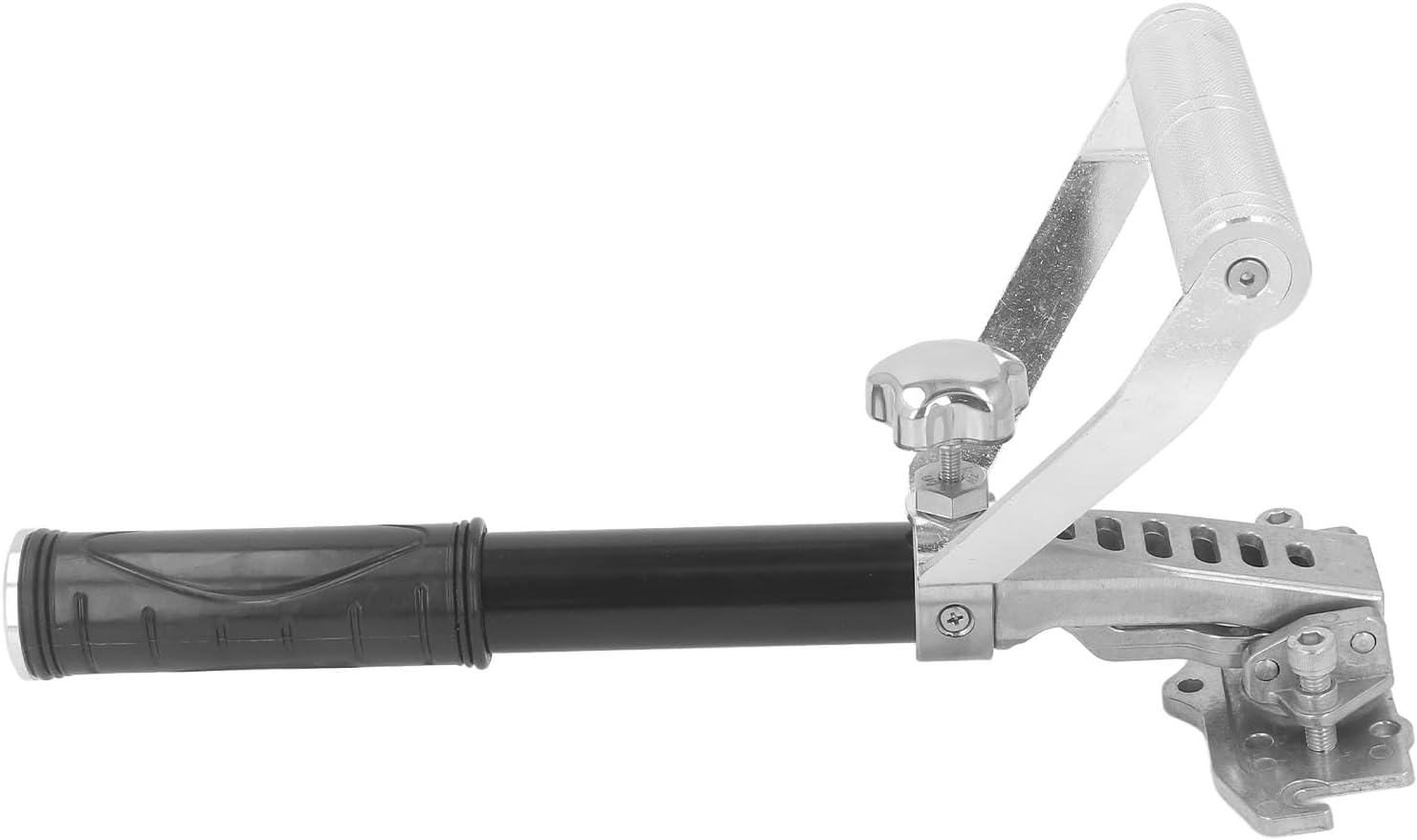 Drywall Flat Box Handle Adjustable Extension Tool 14 to 6.7 Inch for Plastering Wall Surface Finishing and Mud Applications