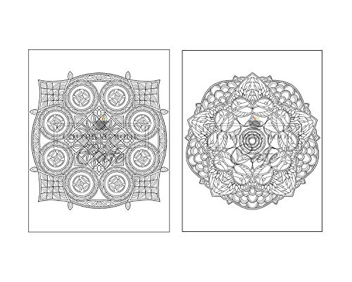 125 Mandalas: An Adult Coloring Book Featuring 125 of the World's Most Beautiful Mandalas for Stress Relief and Relaxation - Image 16