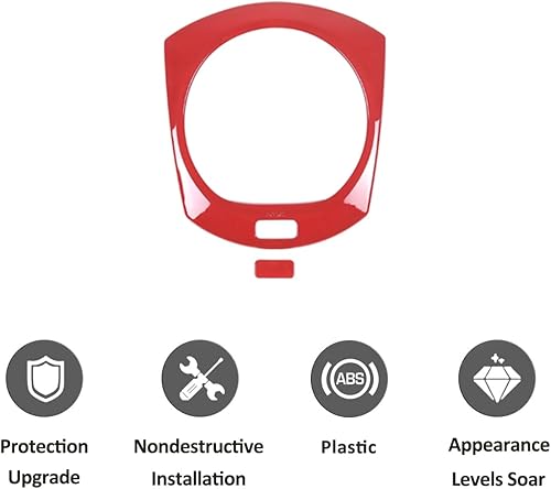 Miniatura 7 de Adhesivo para marco de cambio de marcha interior de automóvil para Mazda MX-5 ND 2015-2023 Cubierta de panel de consola central, accesorios