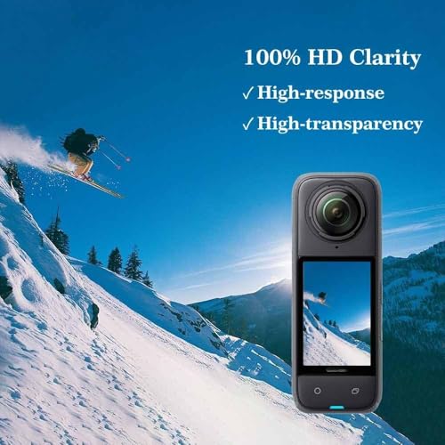 Image of DA-GODO Screen Protector for Insta360 X5 / X4 360 Tempered Glass for Insta 360 X4 / X5 0.3mm 9H Hardness Anti-Scrach Anti-Bubble (X4 Screen Protector)