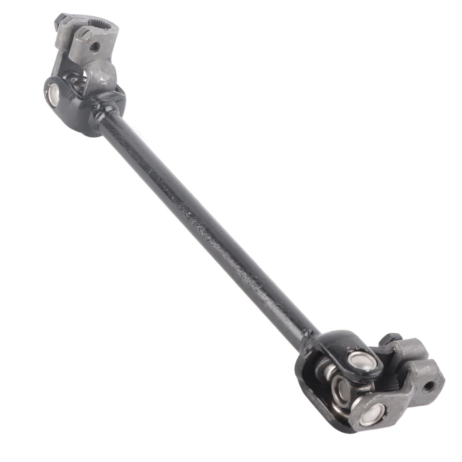 Yctze Columna de Dirección Eje Rack Nudillo 30T 375 Mm Aleación de Acero para 110 125 150CC DIY Go Kart Quad ATV Columna de Dirección Eje Rack Nudillo 30T 375 Mm Aleación de