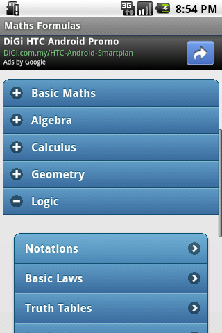 Maths Formulas - App on Amazon Appstore