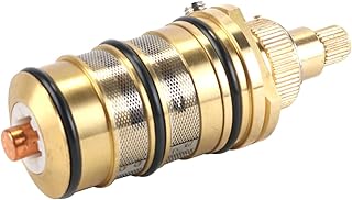 Cartucho termostático de latón para Grifo termostático doméstico, válvula Solar H-1 de Repuesto, núcleo Mezclador de Agua fría y Caliente.