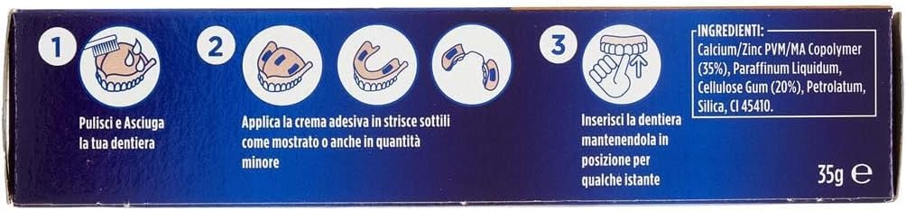 Kukident Plus Crème Adhésive pour Prothèses 3 x 35 g Goût Neutre