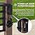 Sunjoy Wooden Grill Gazebo with AC Power Port, 8 x 12 ft. Steel Hardtop Outdoor Gazebo for Year-Round Grilling, Cedar Framed Gazebo with Built-in Electrical Outlets and Decorative Fence, Brown