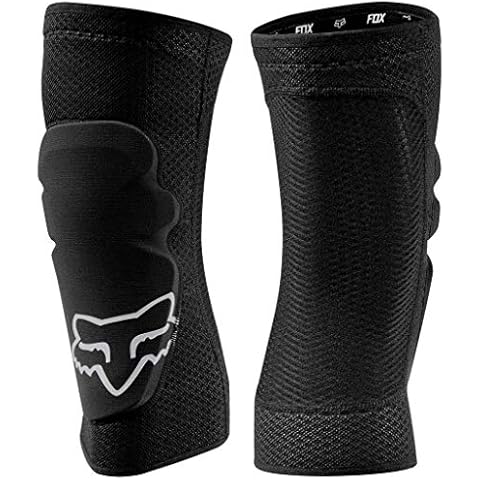 Fox Enduro Sleeve Knee Guards - Black/Logo, XL/Pair Set Leg Pad Tough Padding Safety Safe Protector Protect Gear Body Trail Launch Unisex Bicycle Cycling Cycle Biking Bike MTB Downhill Ride Cover