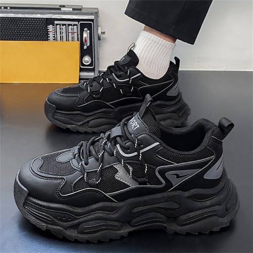 Fashion Breathable Mesh Platform Sneakers for Men Casual Non Slip Jogging Walking Sport Gym Driving Shoes3