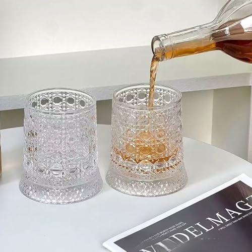 Verre à whisky classique à base rotative élégance pour bourbon