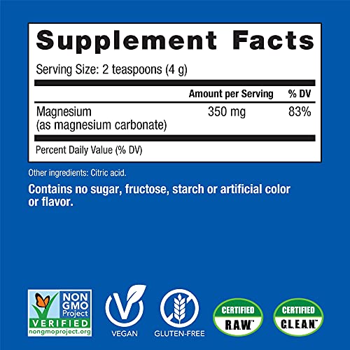 Natural Vitality Calm, Magnesium Citrate Supplement, AntiStress Drink