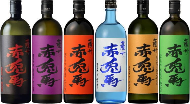 Amazon.co.jp: 赤兎馬 720ml 6種 飲み比べセット [ 芋焼酎 鹿児島県