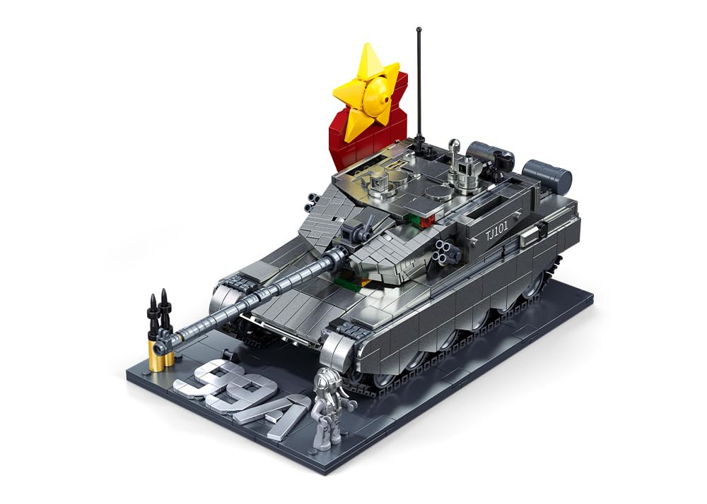 Sluban M38-B1234 99AS Tanque de Batalla Principal 1076 Piezas