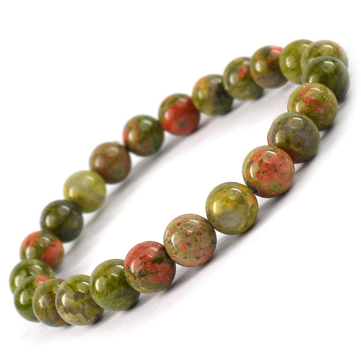 Divinity Crystals Unakite Certified Bracelet for Women Men Natural Healing - Original Healing Gemstone Stretchable Bracelet for Yoga Reiki Meditation Feng Shui (B0BSV5HQG8) Amazon Price History, Amazon Price Tracker