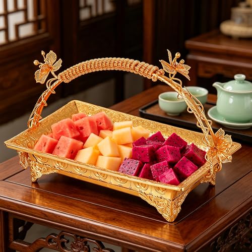 Frutero de metal decorativo: dale un toque europeo a tu encimera y postres 6