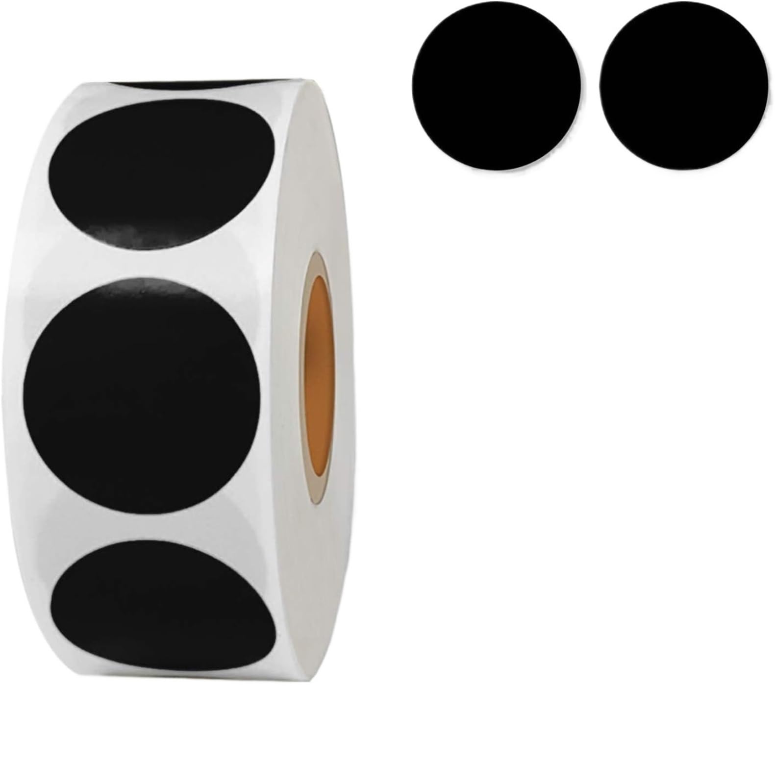 Lot de 500 autocollants ronds colorés de 2,5 cm pour écrire des étiquettes pour la famille, le bureau, les étudiants (12 rouleaux (6 000 pièces)