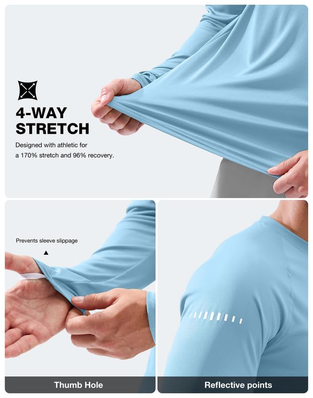 Image of Men's Sun Protection Long Sleeve Shirts UPF 50+