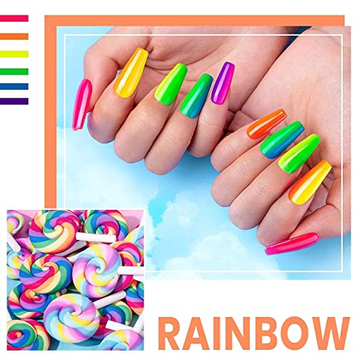Set de 7 Esmaltes de Gel Neon Holográfico miniatura 5
