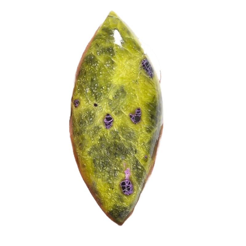 Gems_Hub 1 Pcs. Of Natural Stichtite Marquise 31x13x6mm Cabochon loose gemstone for jewelry making. (DIY, Ring, Pendant, Necklace)| GH_NAT_04405