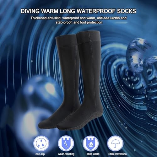 Chaussettes de plongée thermiques et légères pour apnée et surf d'hiver