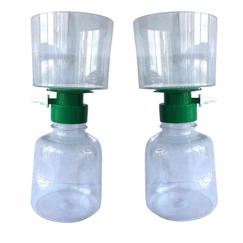 Unidades de Filtro de vacío Desechables, 12 Uds., Membrana de Nailon for Botella estéril de Laboratorio, filtración al vacío Superior con 0,22/0,45 μm (Size : 1000ml 0.22um 12pk)