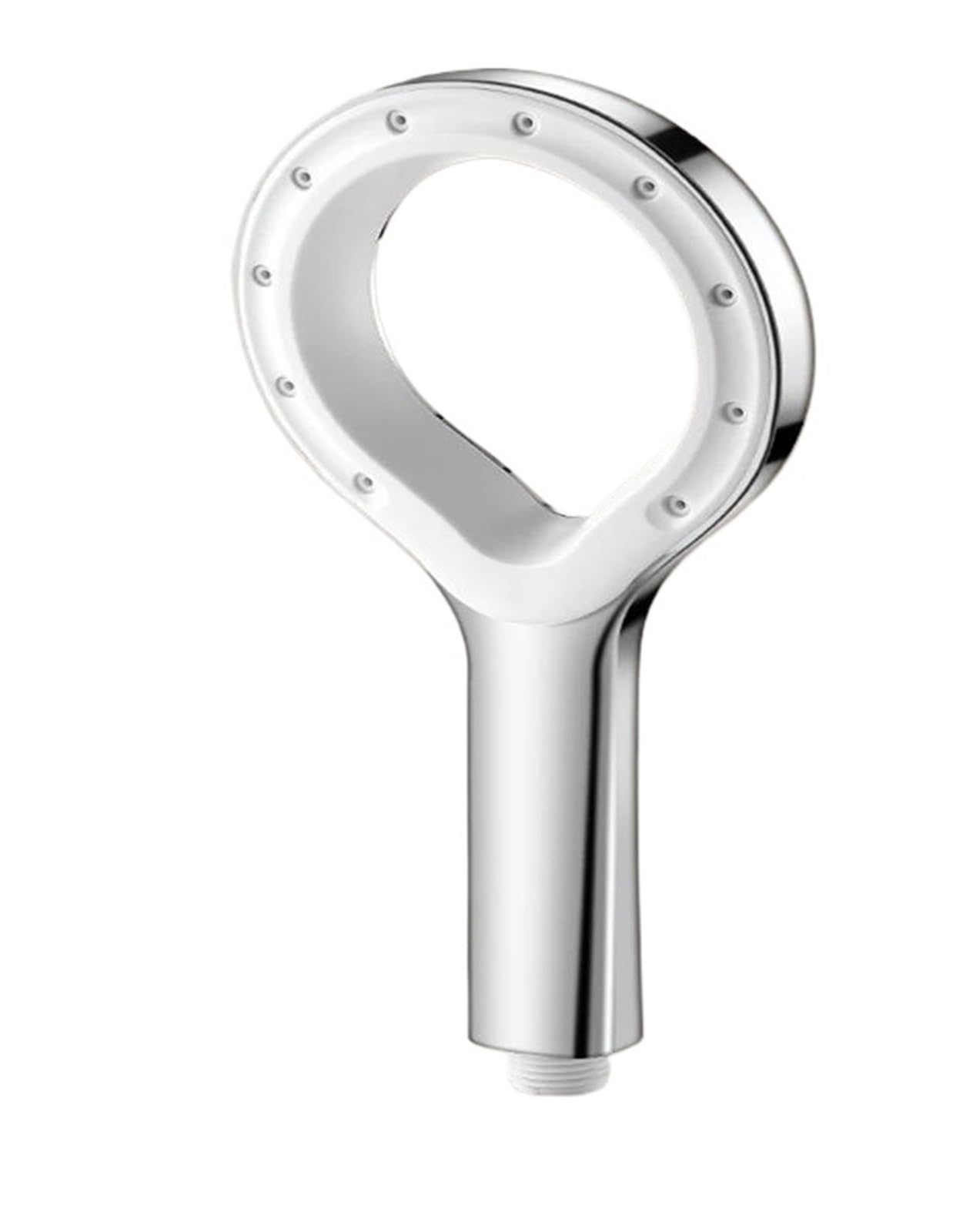 Soffione doccia ad alta pressione, soffione doccia portatile per il bagno, per risparmiare acqua in viaggio(Silver)