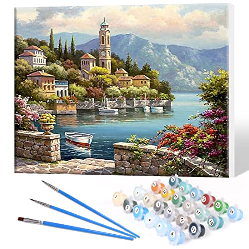 BOSHUN Struttura in Legno Dipingere con i Numeri