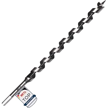 Auger Drill Bit 20 mm - 400 mm Wood Drill Long Lewis Spiral Drill Bit Diameter 20 x 400 mm
