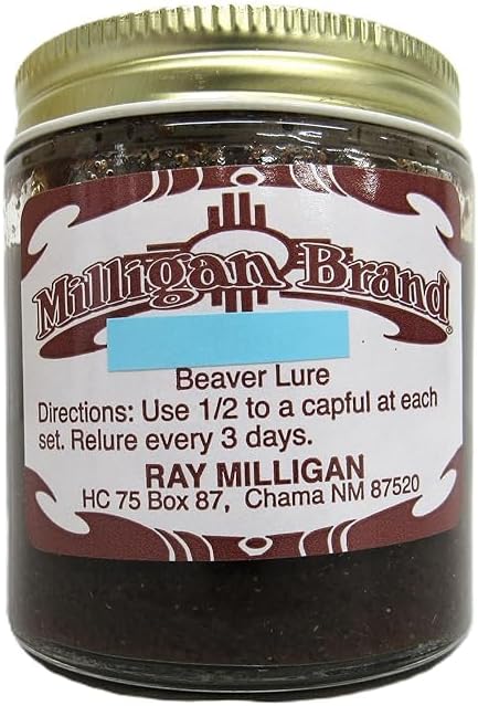 Beaver Lure - Milligan Brand 4 Ounce Jar