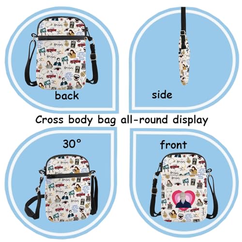 TSOTMO Vampire Movie Merch Crossbody Bag Midnight Gift Fans Werewolf Horror Movie Gift4